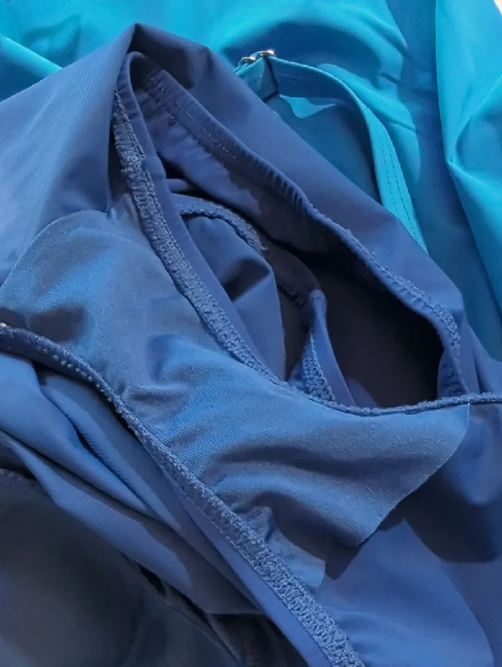 Contours By Coco Reef Bright Blue Ruffle One-Piece Swimsuit - Picture 12 of 12